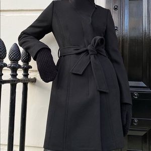 Aritzia Babaton Connor Wool/Cashmere Coat XS black